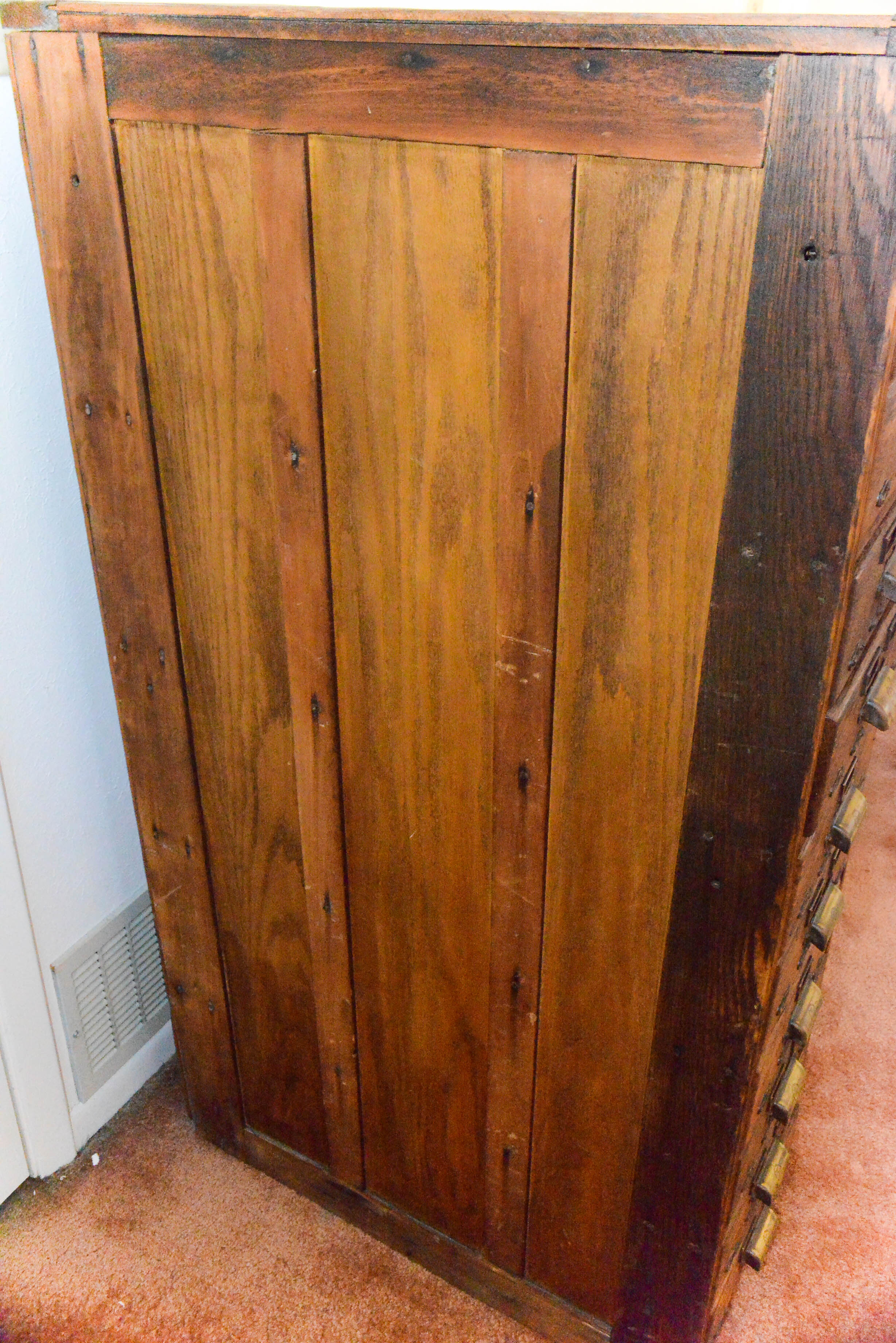 Yawman & Erbe Antique Card Catalog Cabinet