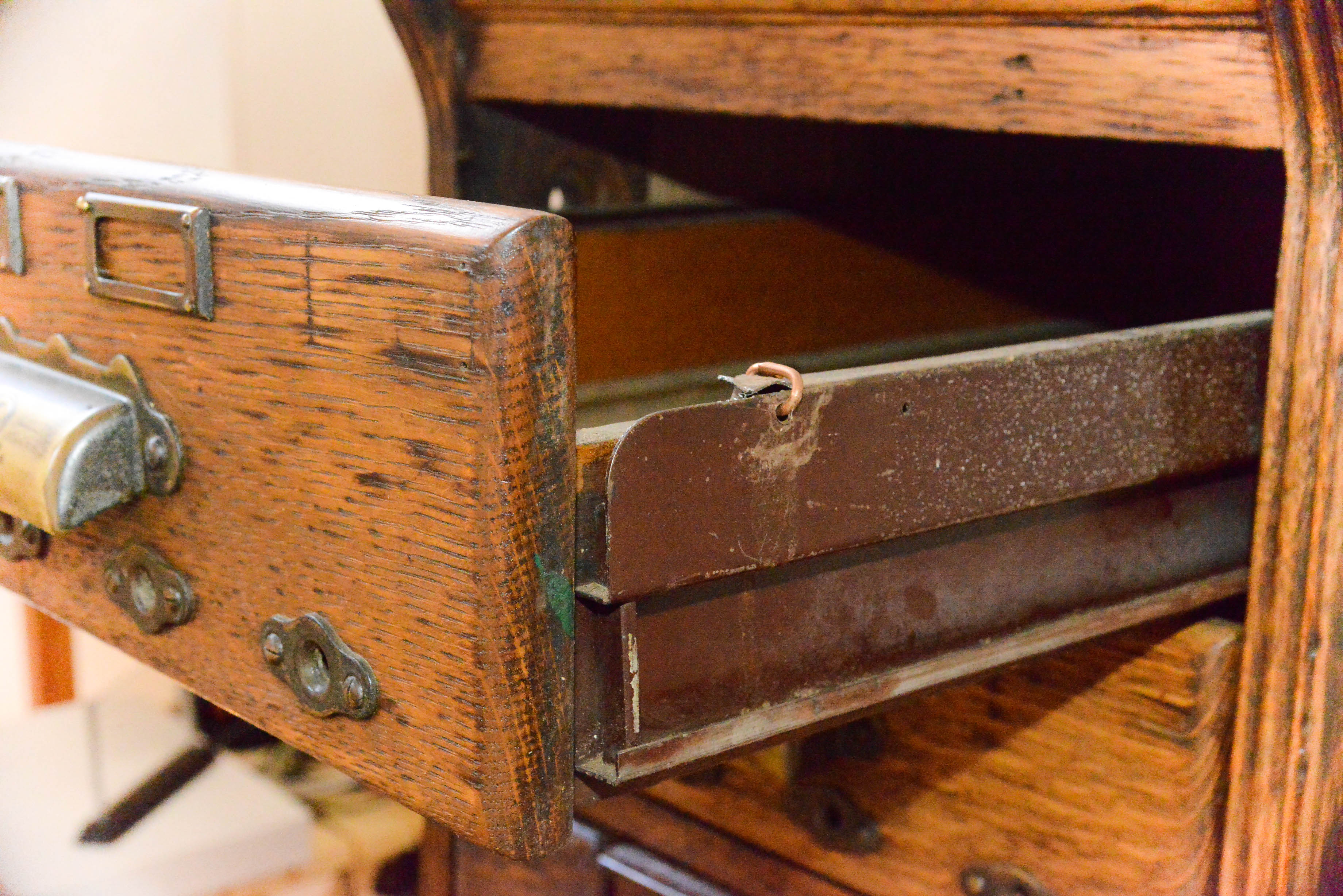 Yawman & Erbe Antique Card Catalog Cabinet