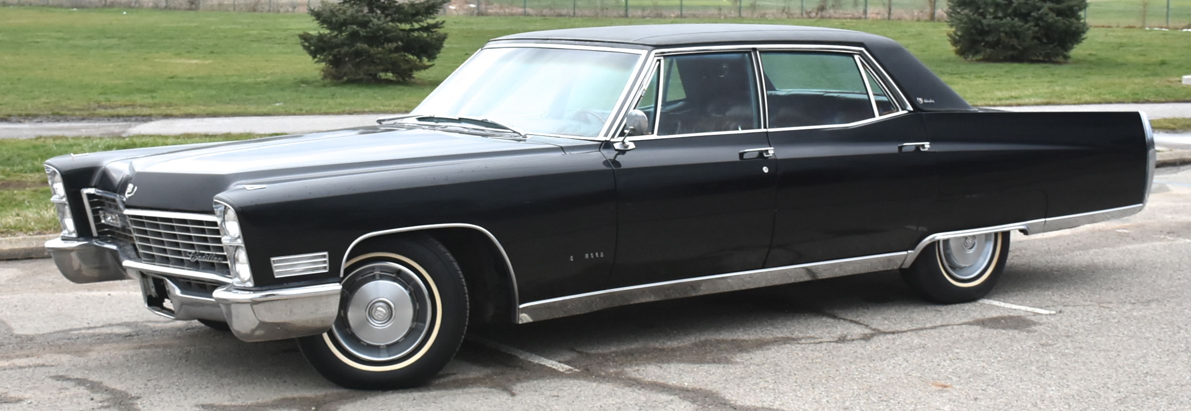 1967 Black Cadillac Fleetwood Brougham
