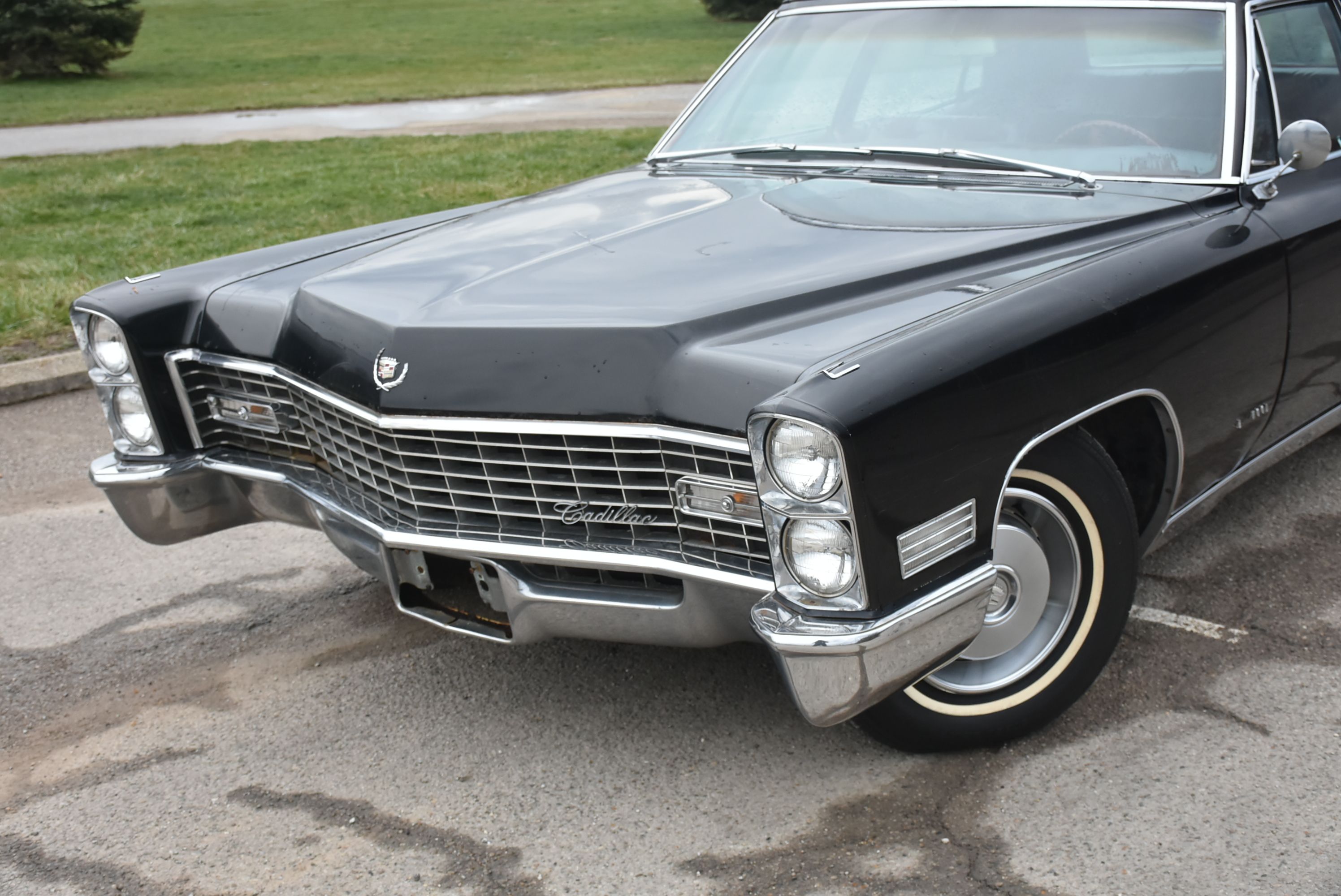 1967 Black Cadillac Fleetwood Brougham