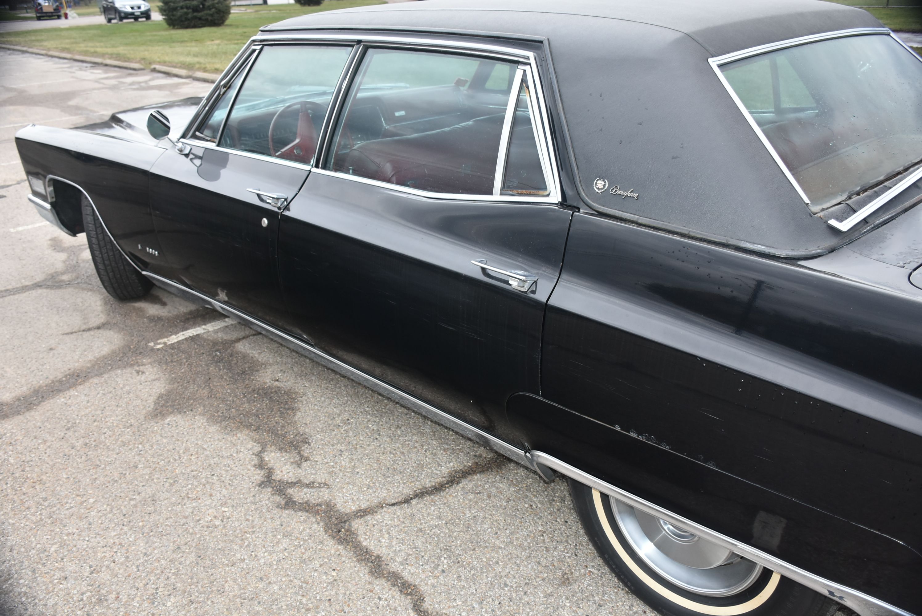 1967 Black Cadillac Fleetwood Brougham