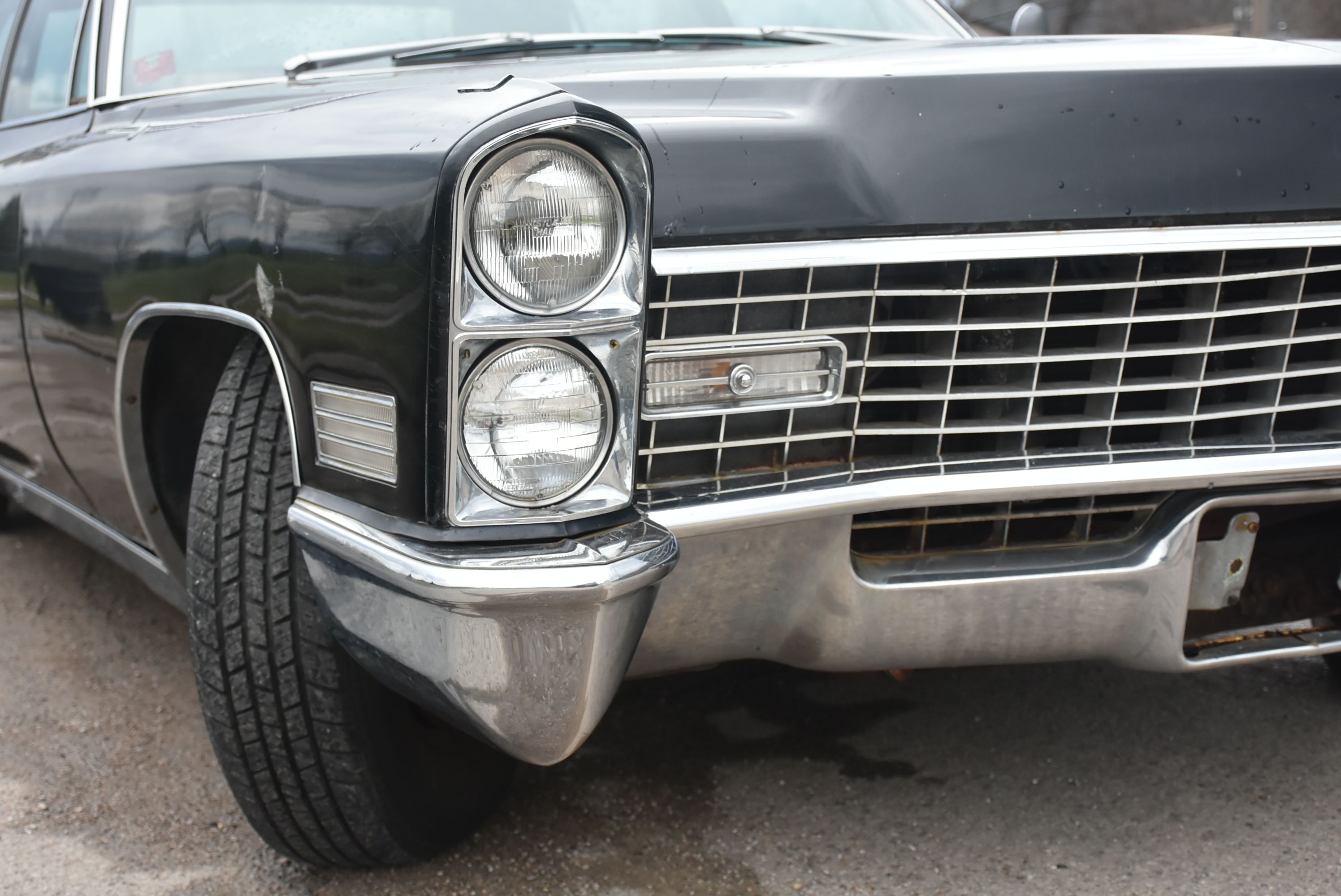 1967 Black Cadillac Fleetwood Brougham