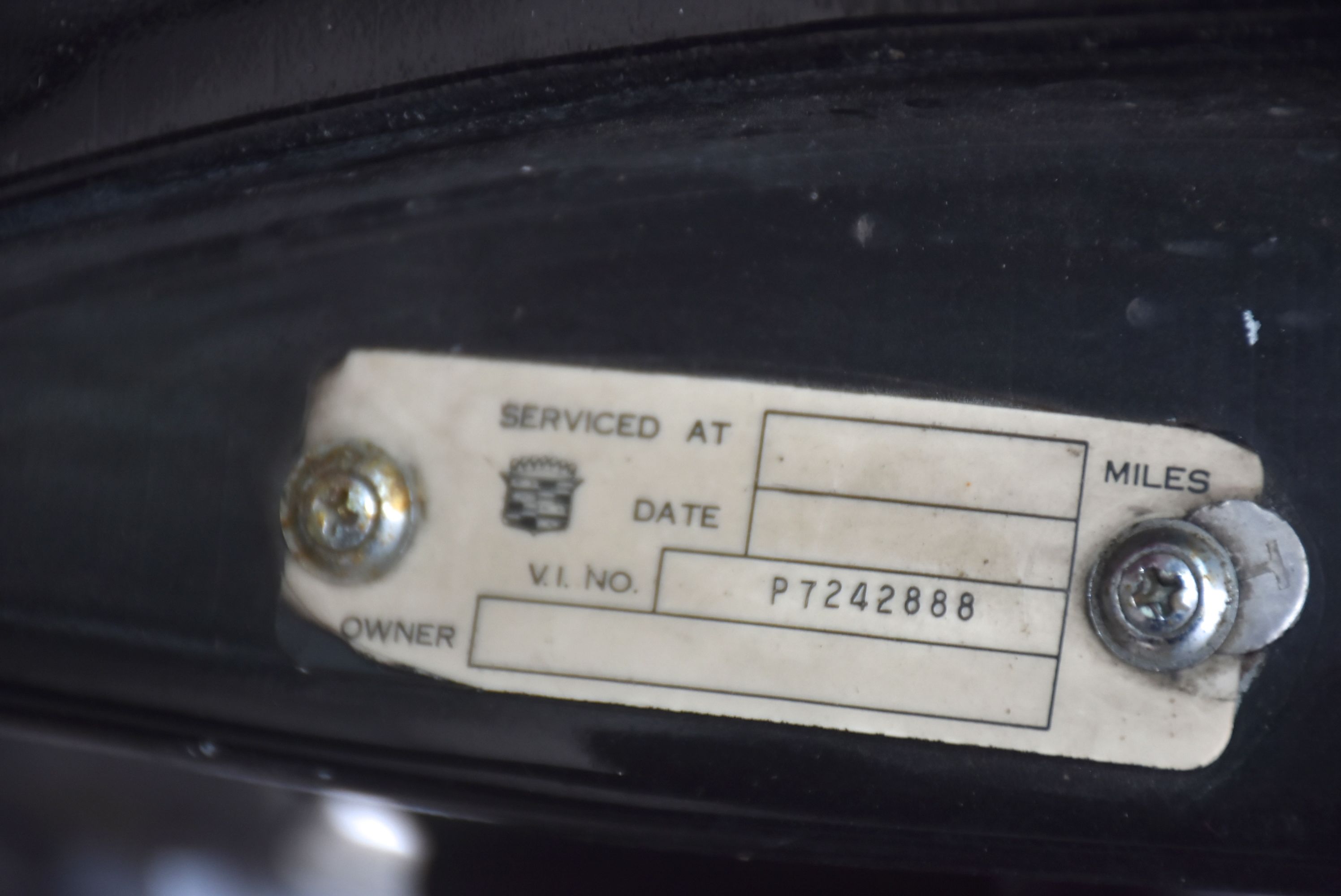 1967 Black Cadillac Fleetwood Brougham