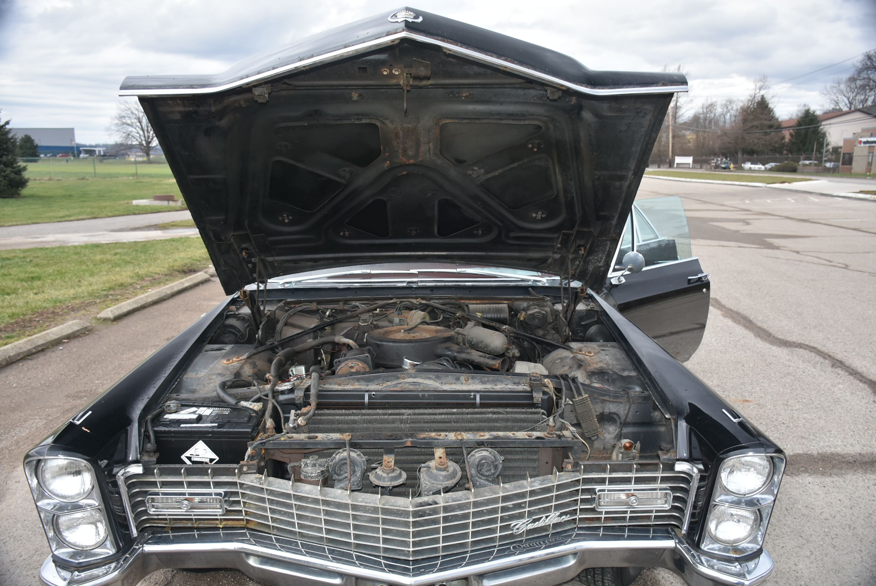 1967 Black Cadillac Fleetwood Brougham