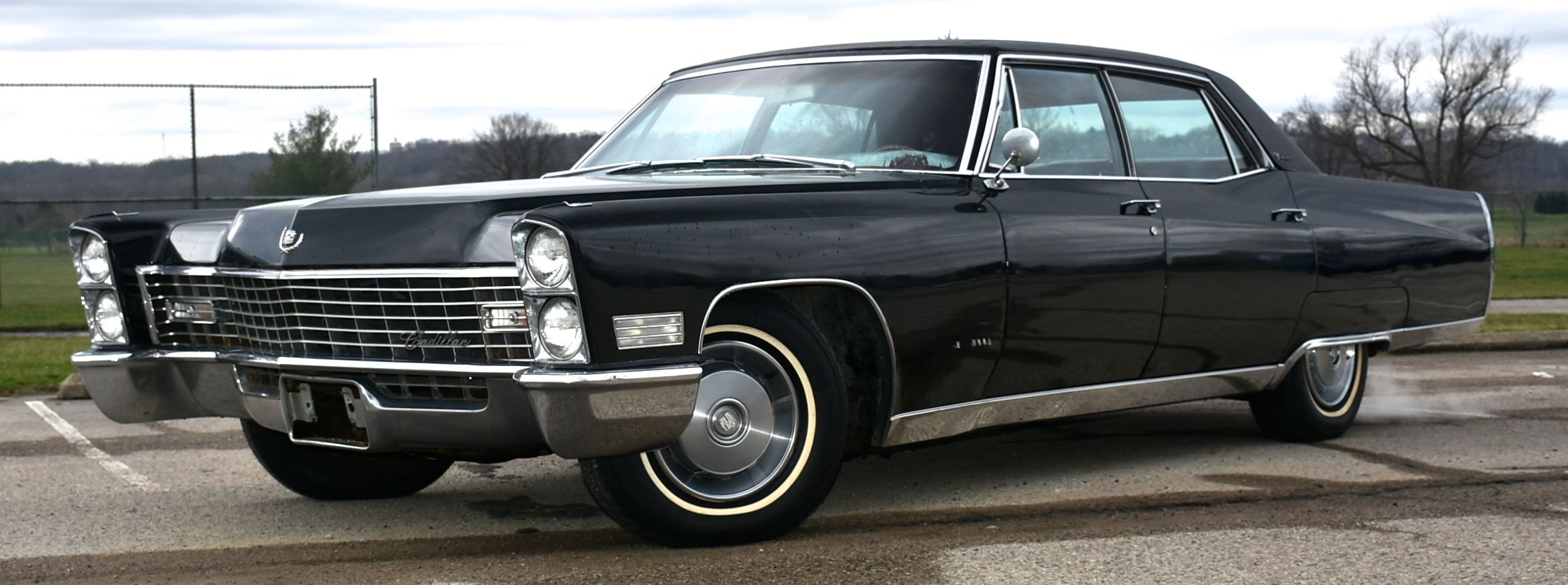 1967 Black Cadillac Fleetwood Brougham