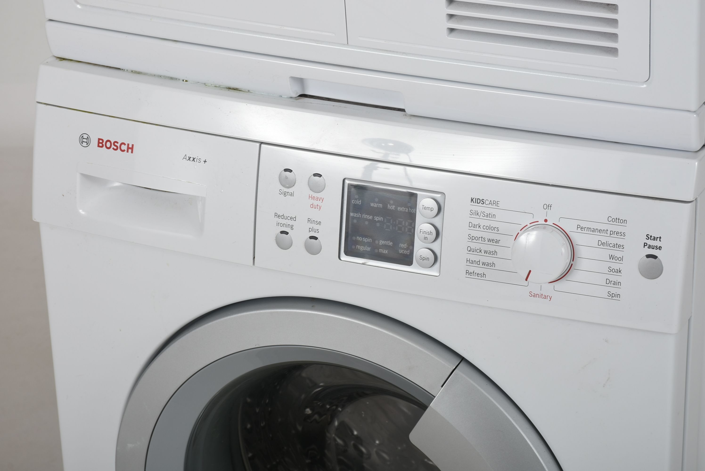Bosch Axxis Stackable Washer and Dryer