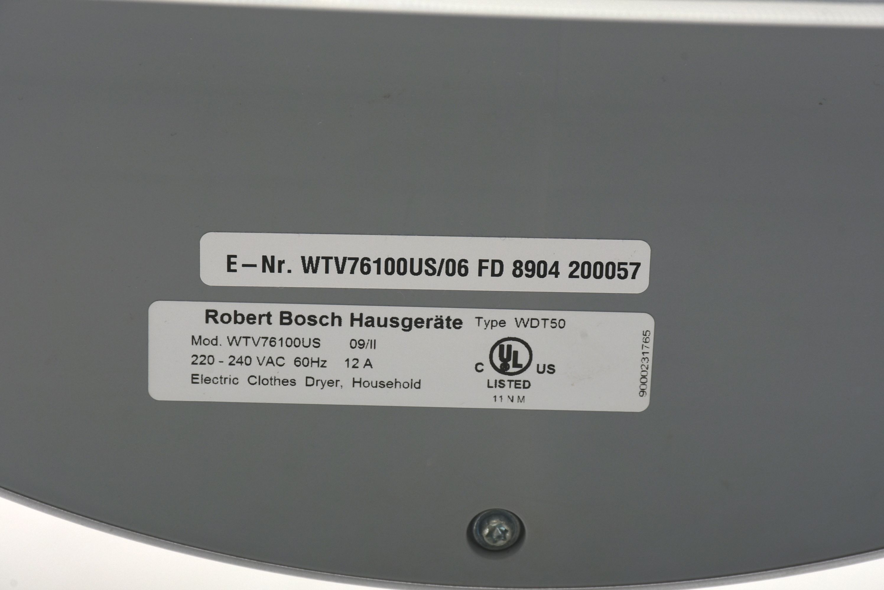 Bosch Axxis Stackable Washer and Dryer