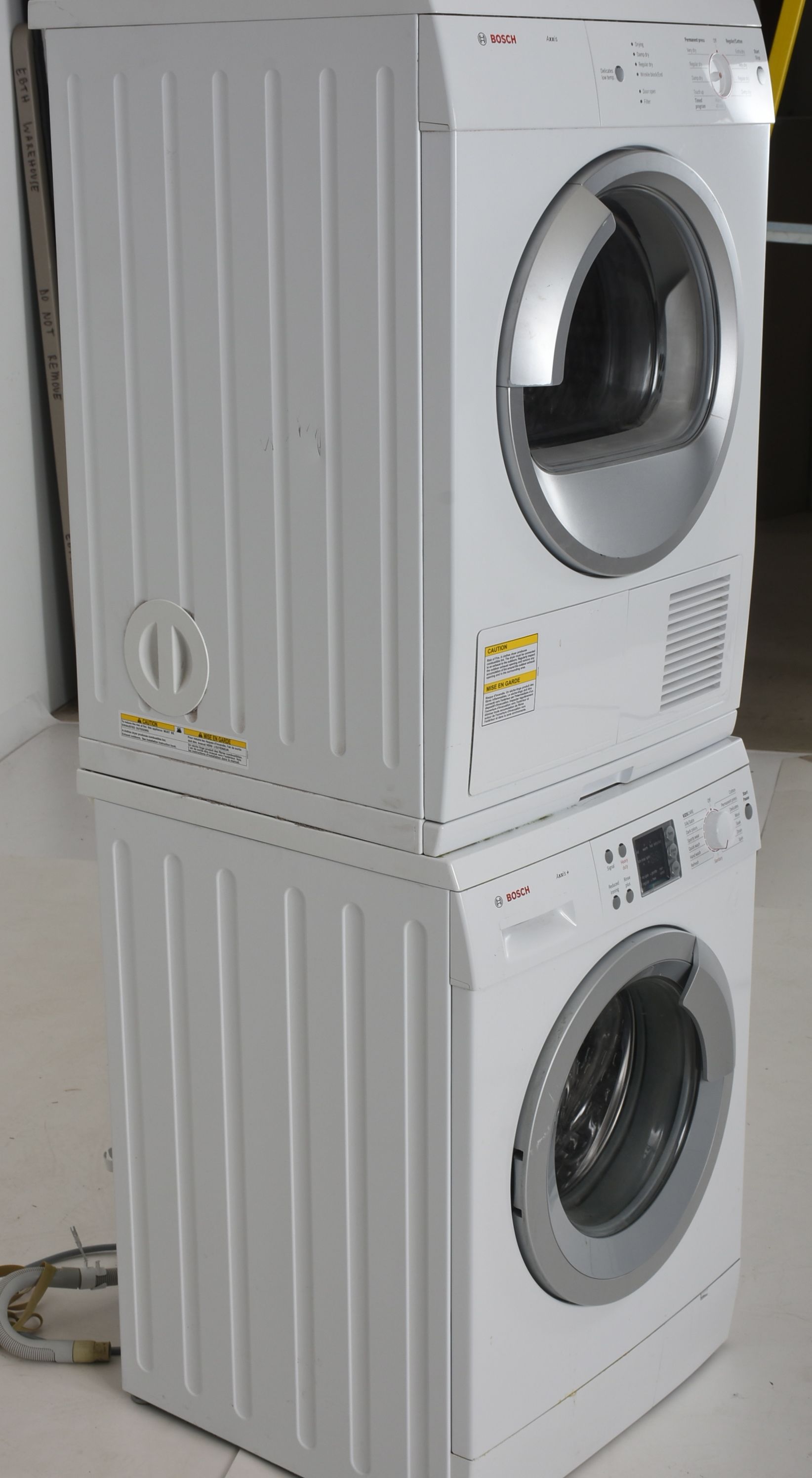 Bosch Axxis Stackable Washer and Dryer