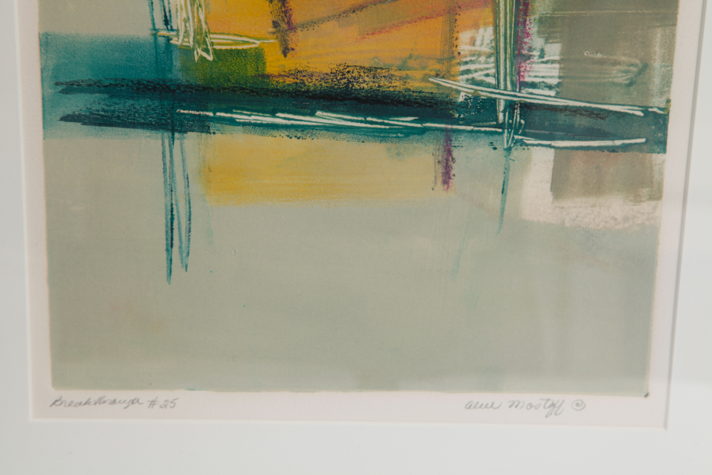 Duo of Signed Alice Mostoff Original Monoprints