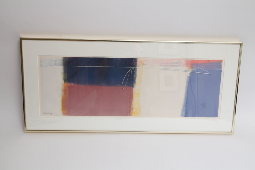 Duo of Signed Alice Mostoff Original Monoprints