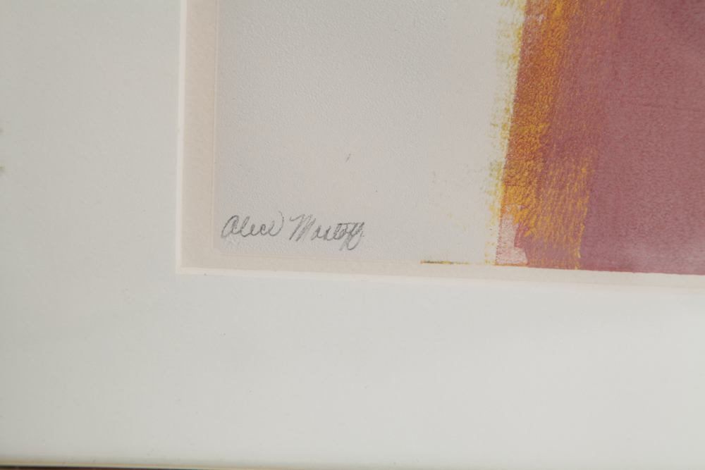 Duo of Signed Alice Mostoff Original Monoprints