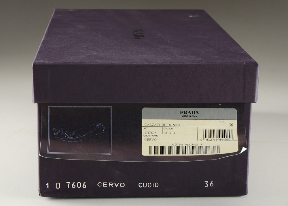 Women's Prada Deerskin Pointed Toe Drivers