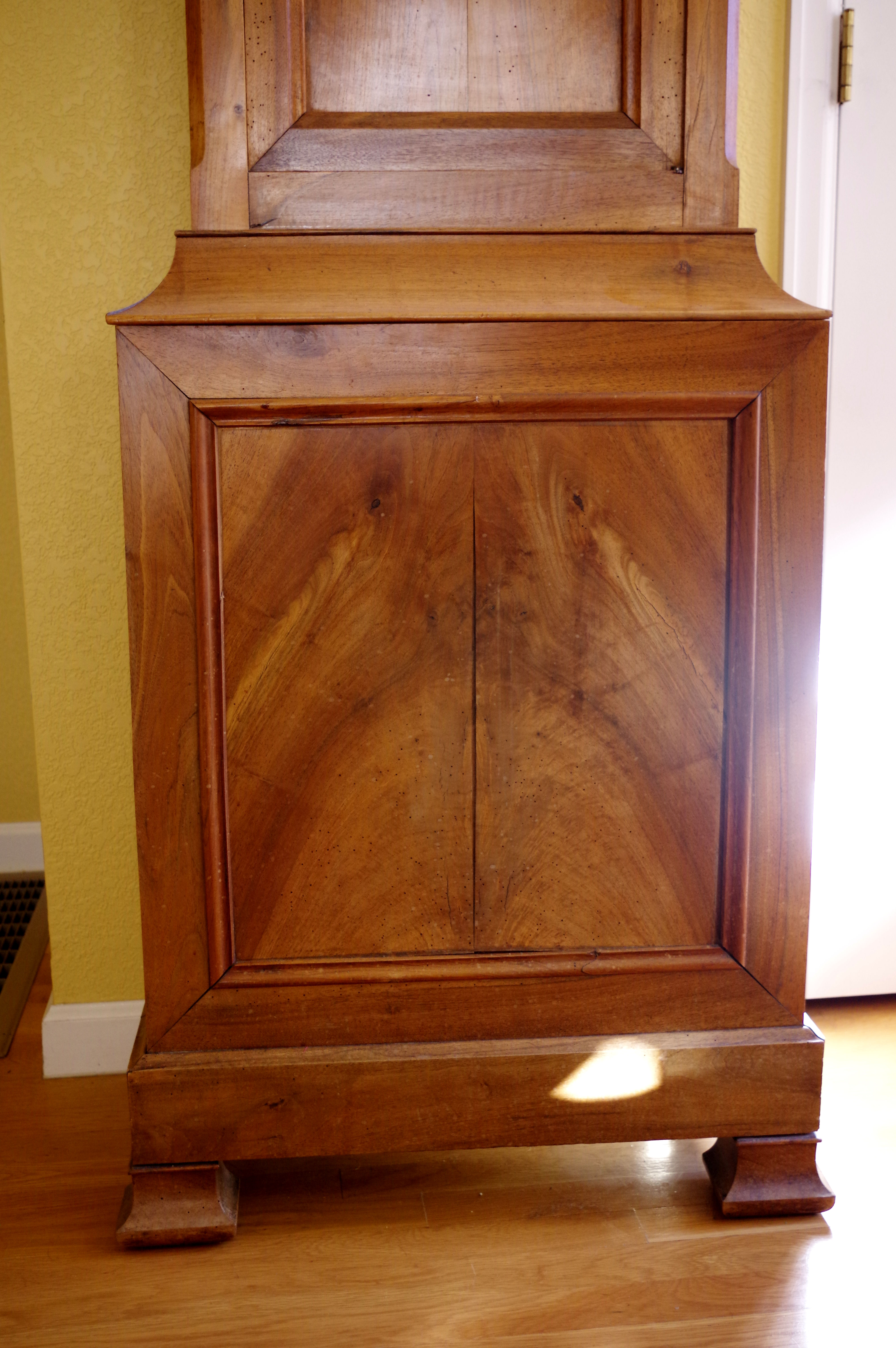 Nineteenth-Century French Morbier Longcase Clock