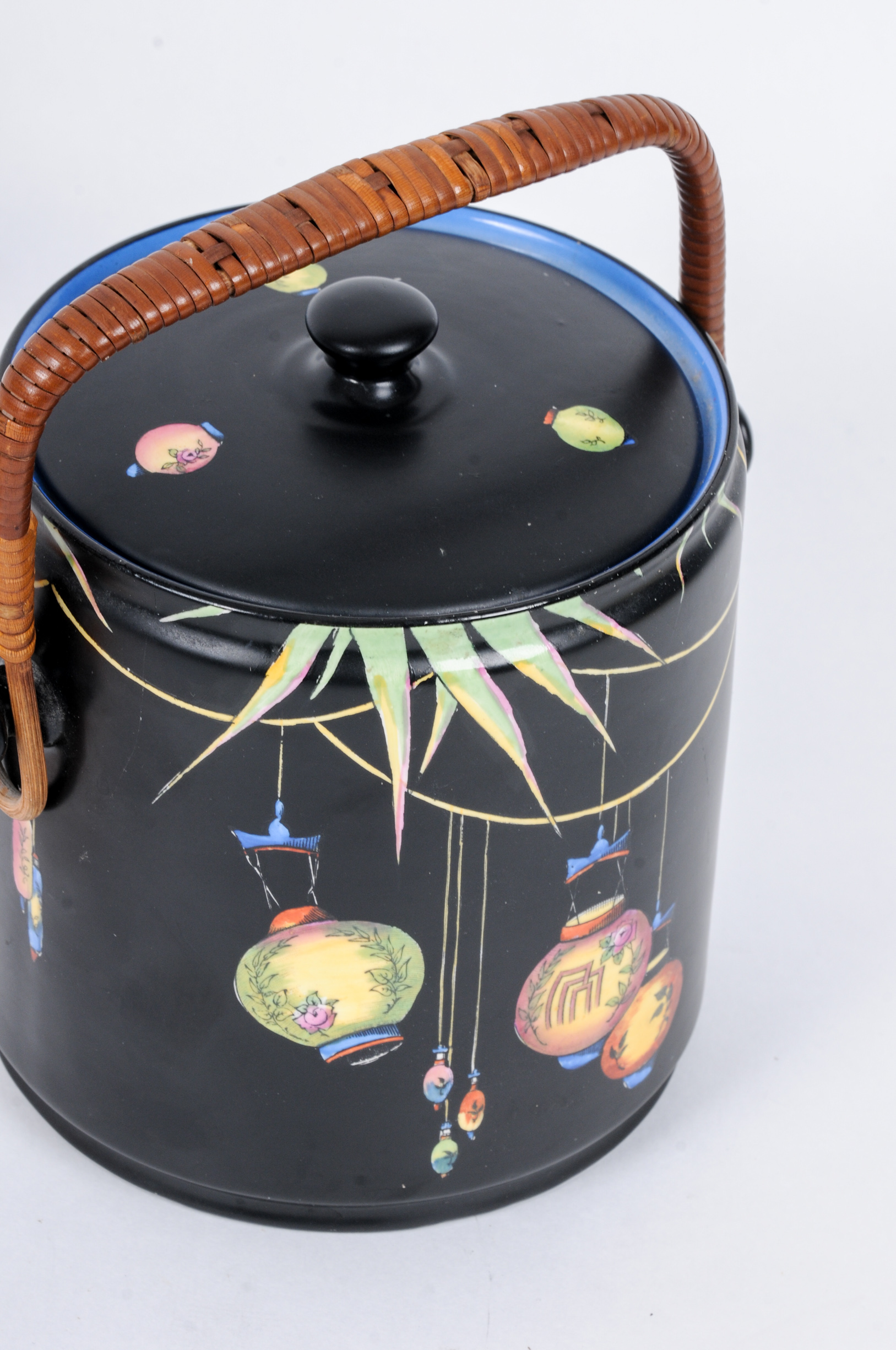 Art Deco Style Pottery and Glass Duo