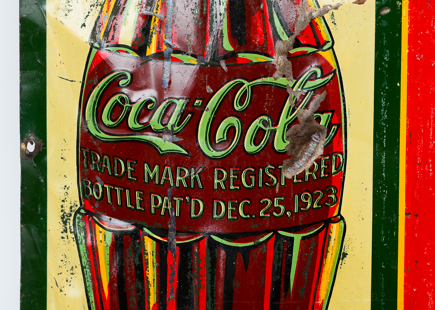 1925 Coca-Cola Advertising Sign