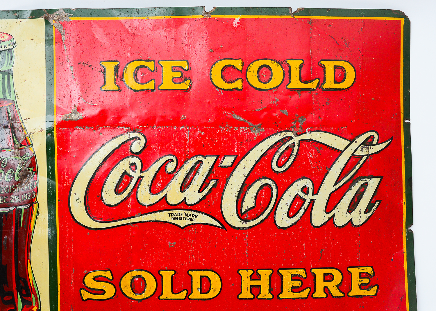 1925 Coca-Cola Advertising Sign