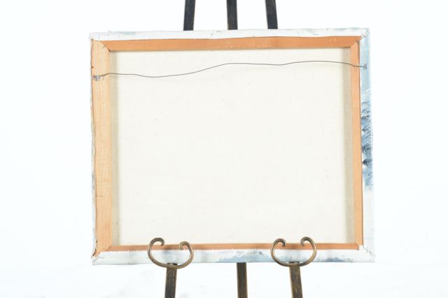 Original Winter Landscape Oil Painting by Barrister