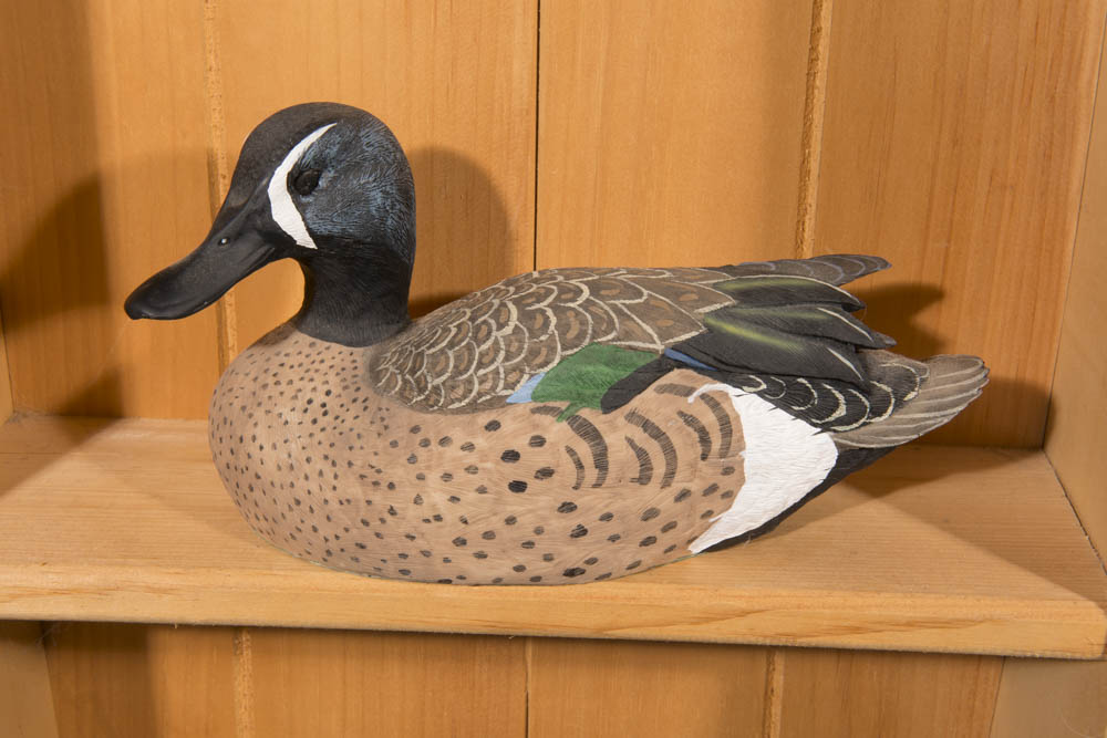 Ducks Unlimited Canoe Shelf and Duck Decoys