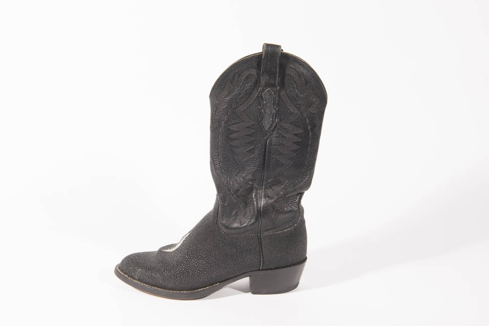 Gray Men's Lucchese 2000 "Western" Stingray Boots