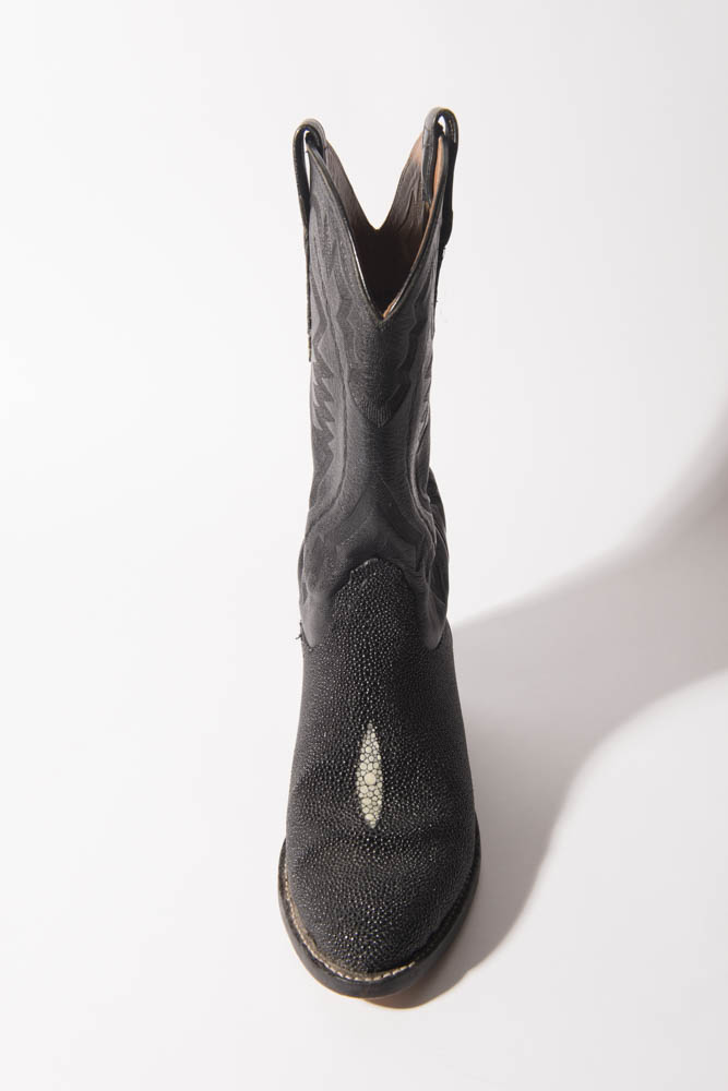 Gray Men's Lucchese 2000 "Western" Stingray Boots