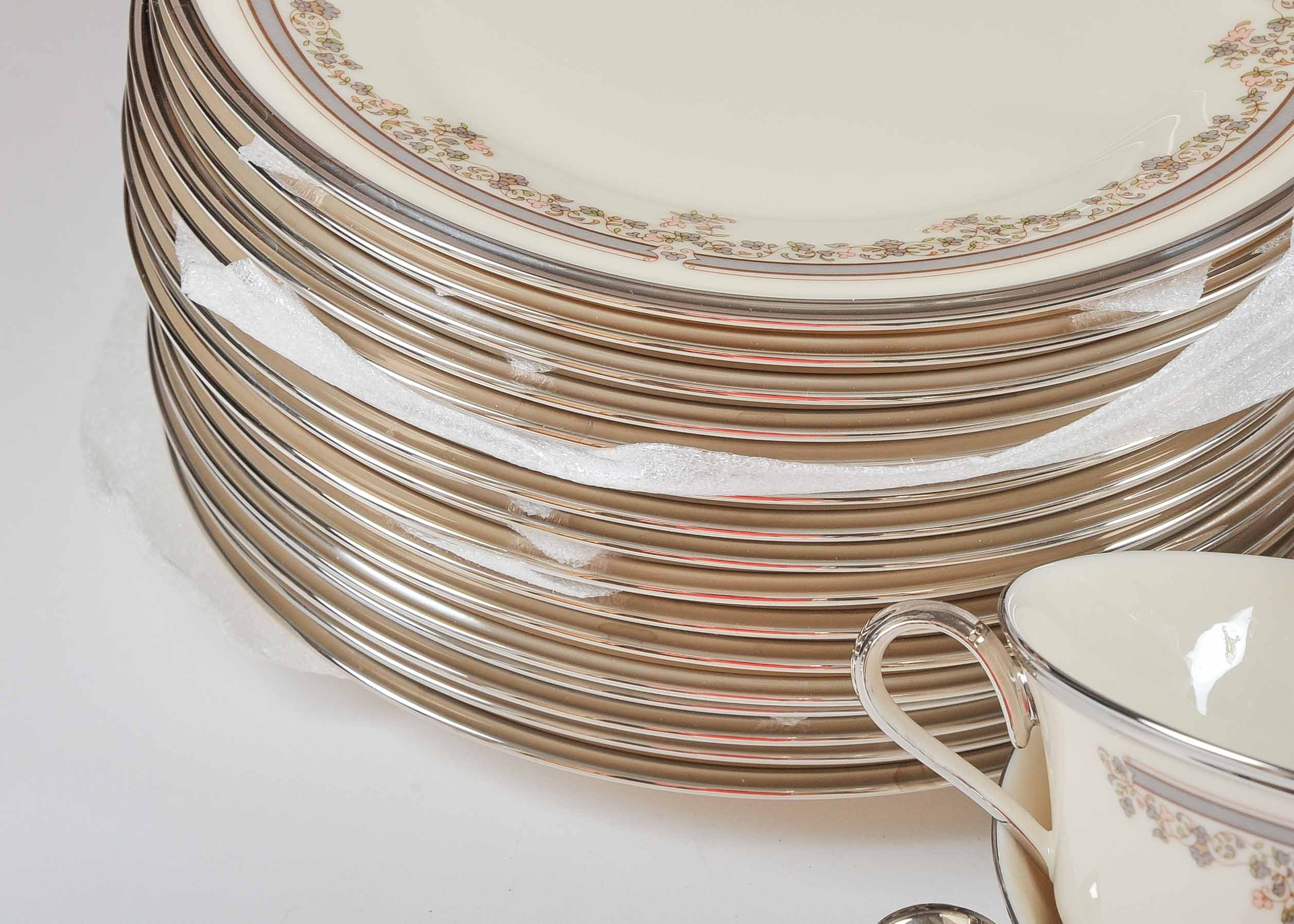 Lenox Lace Point China Dinnerware Set