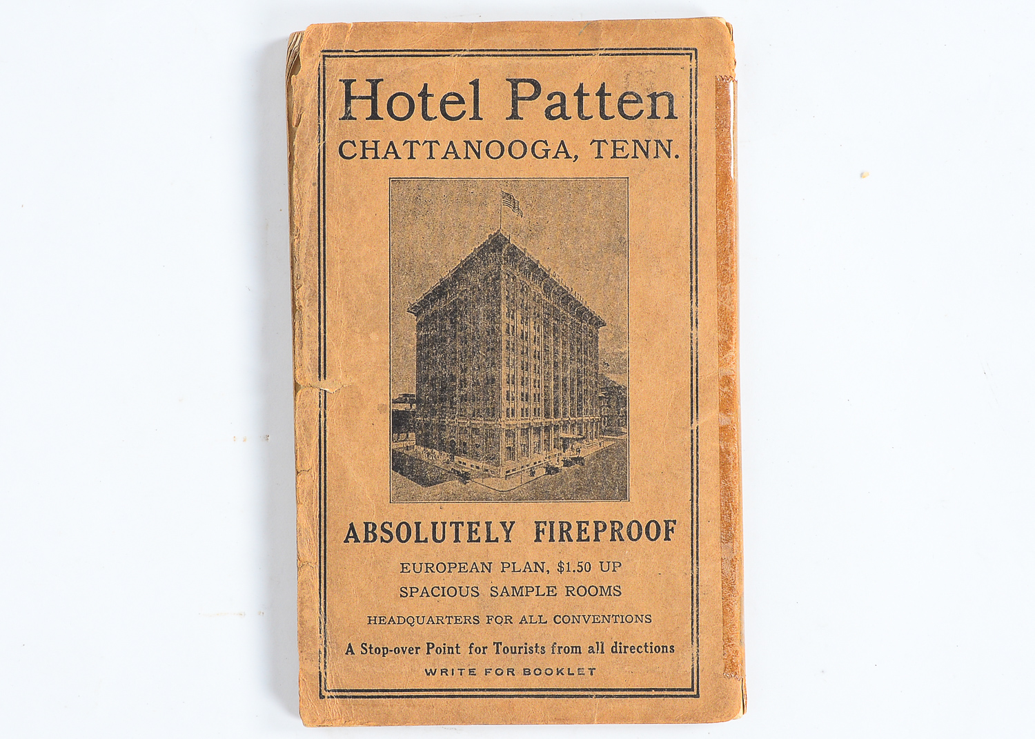 1911 Rand-McNally County and Railroad Pocket Map of Tennessee