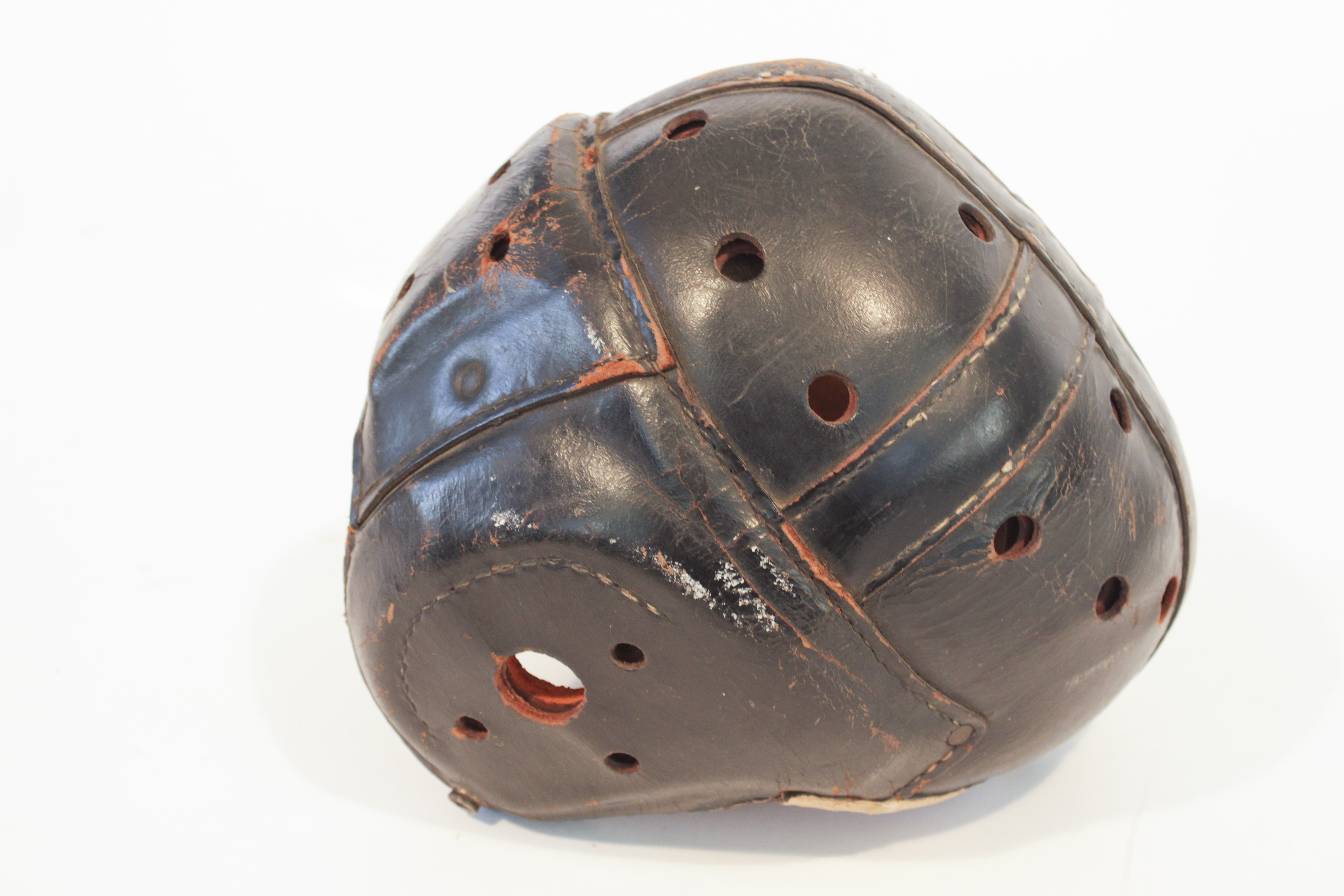 Vintage Leather Football Helmet