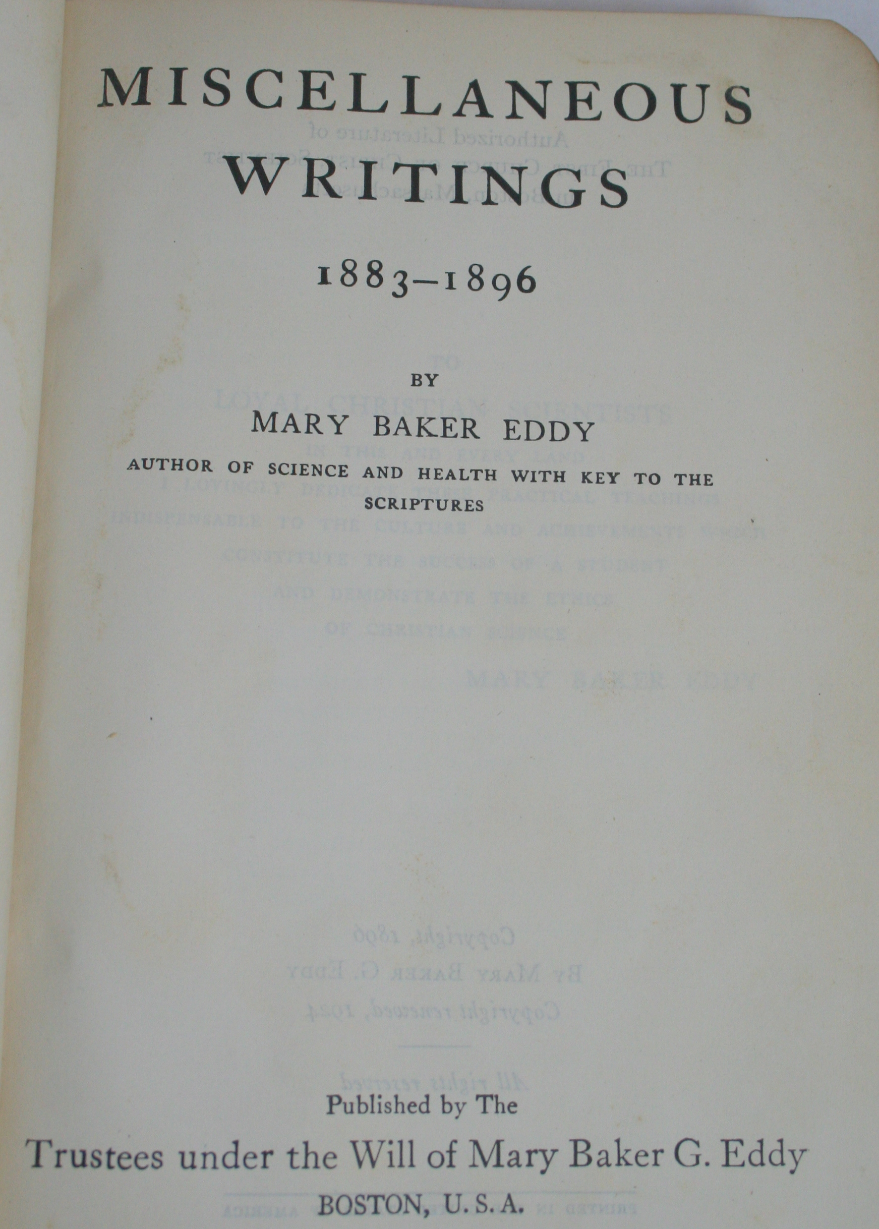 Antique and Vintage Religious Texts