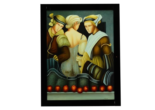 Oil on Canvas after Carmen Aldunate