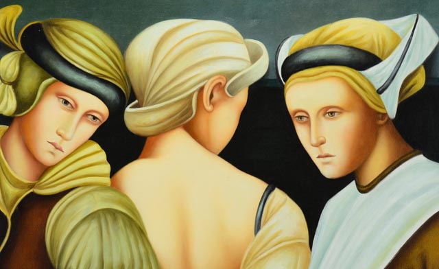 Oil on Canvas after Carmen Aldunate