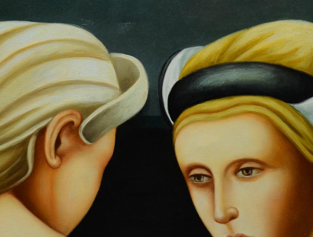 Oil on Canvas after Carmen Aldunate