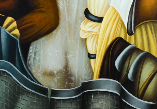 Oil on Canvas after Carmen Aldunate