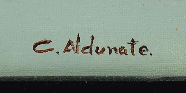 Oil on Canvas after Carmen Aldunate