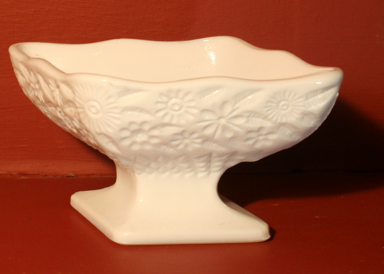 Milk Glass Pedestal Bowls
