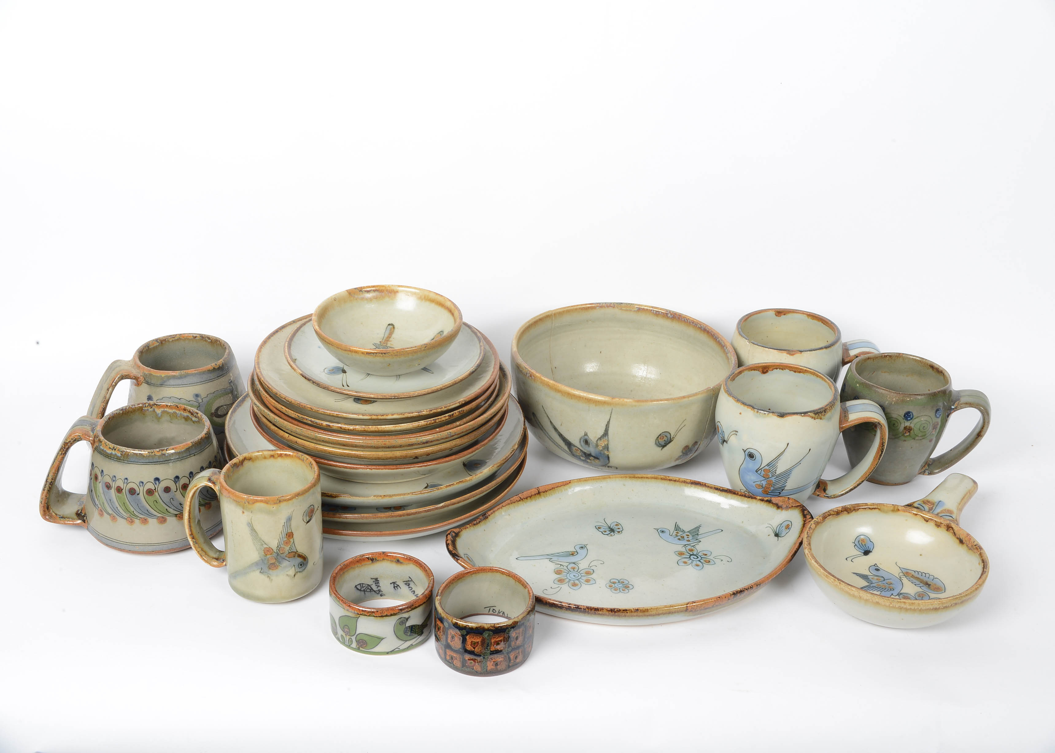 Ken Edwards El Palomar Handcrafted Mexican Pottery Dishware