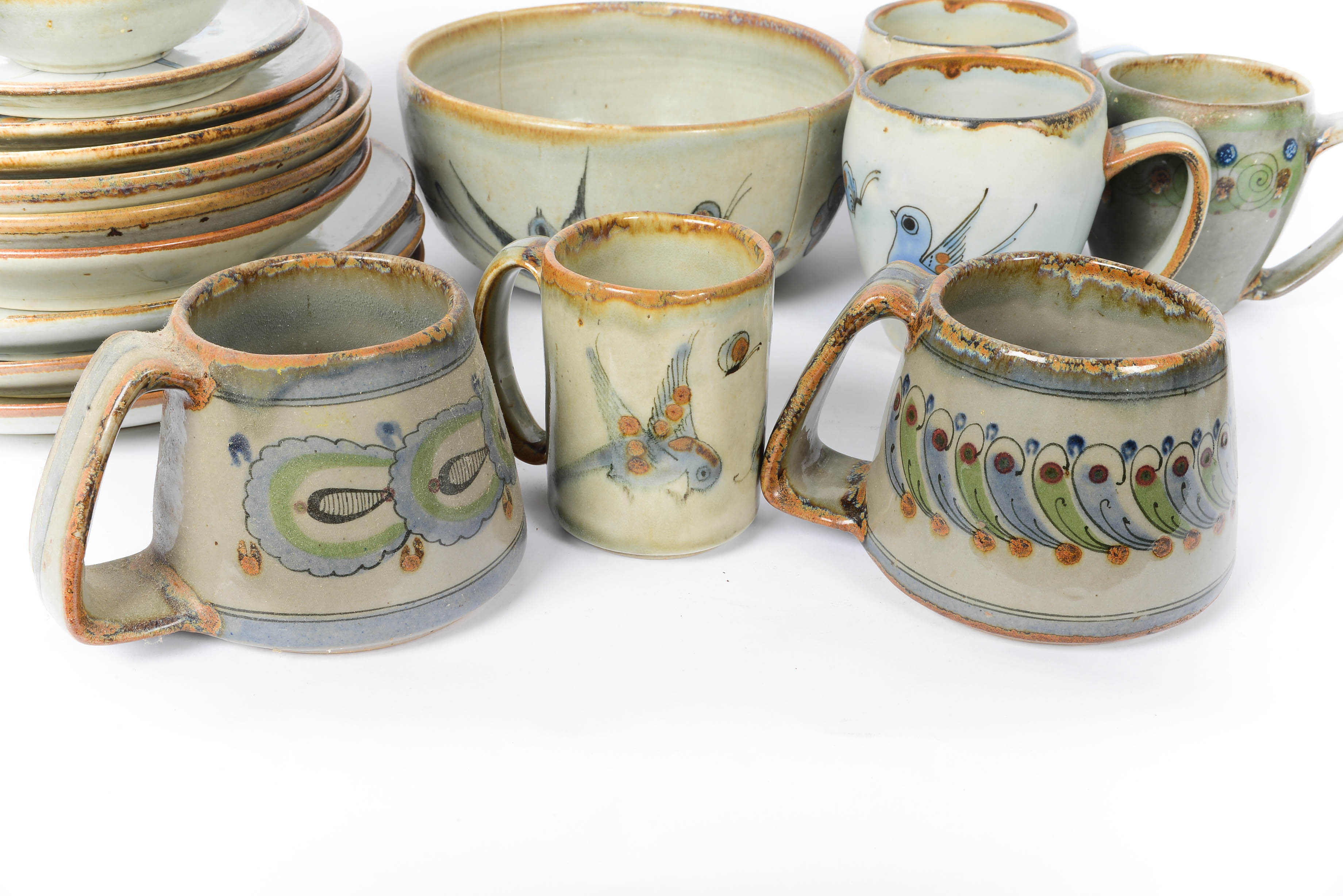 Ken Edwards El Palomar Handcrafted Mexican Pottery Dishware