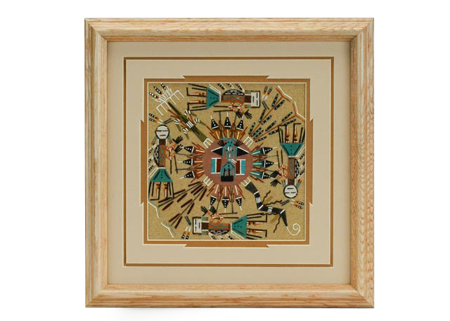 Alvina Begay Original Navajo Sandpainting
