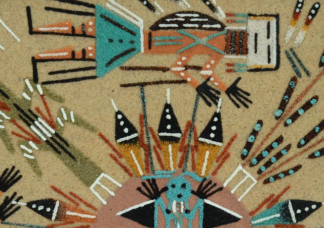 Alvina Begay Original Navajo Sandpainting