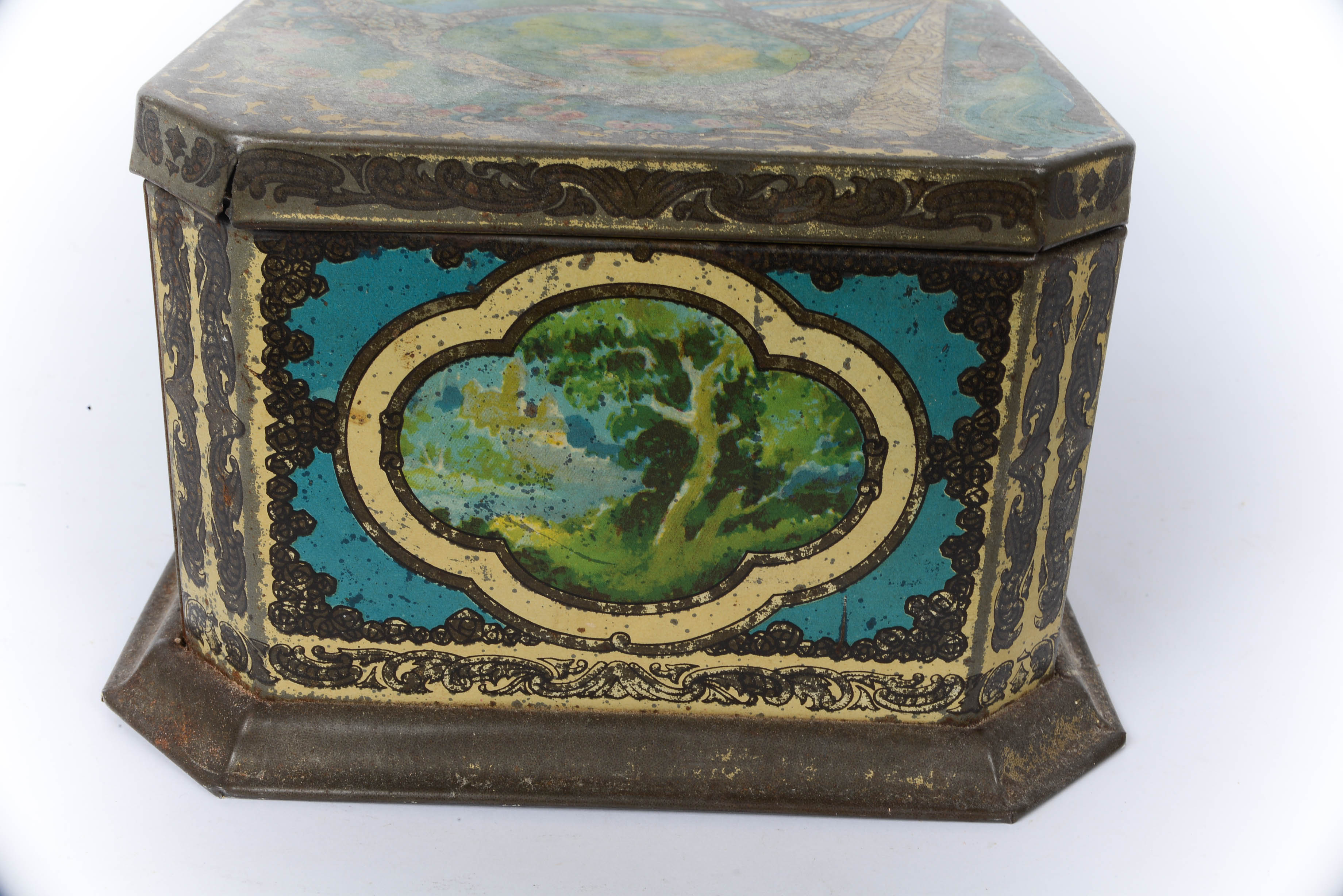 Vintage Artstyle Chocolate Company Chocolate Tin