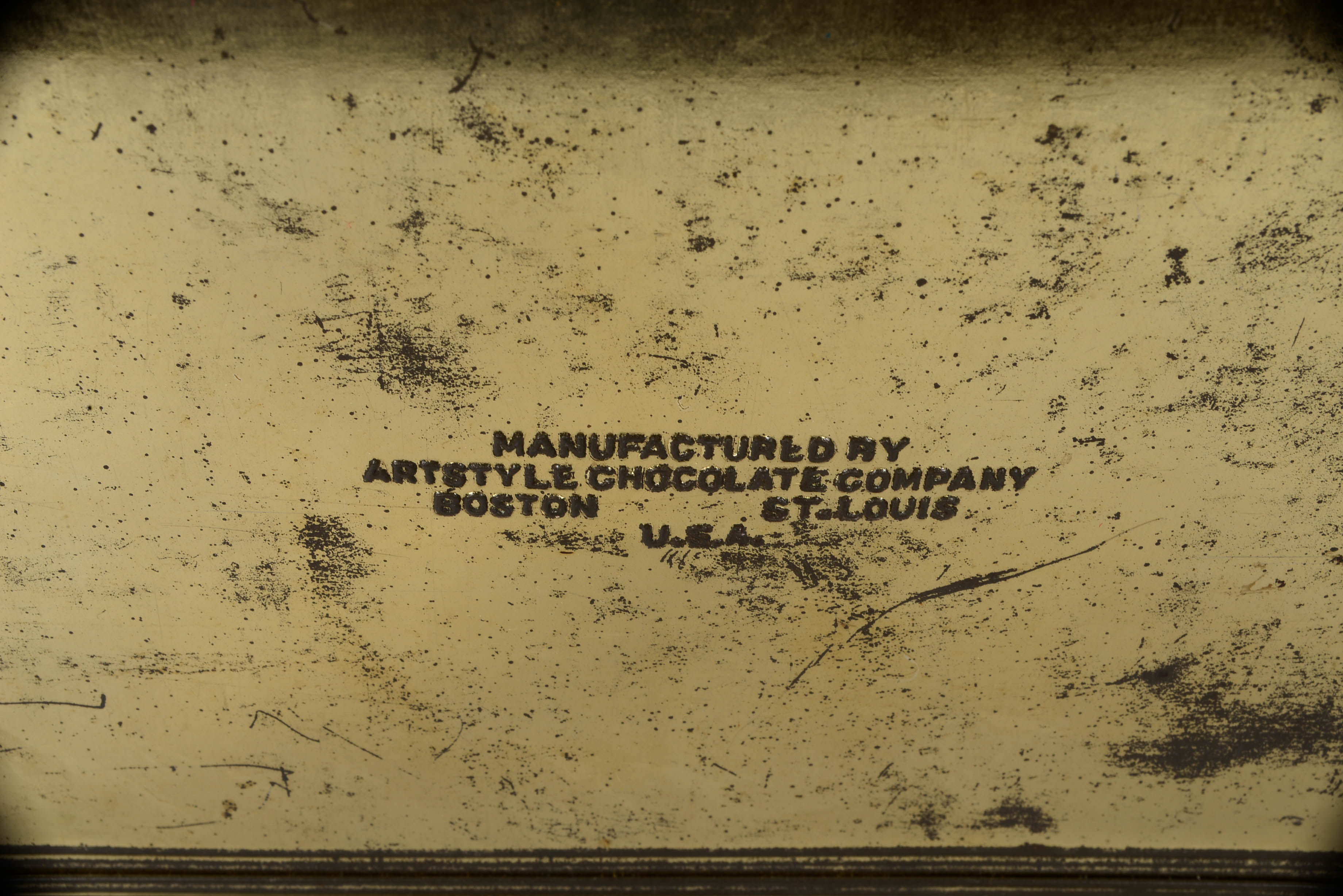 Vintage Artstyle Chocolate Company Chocolate Tin