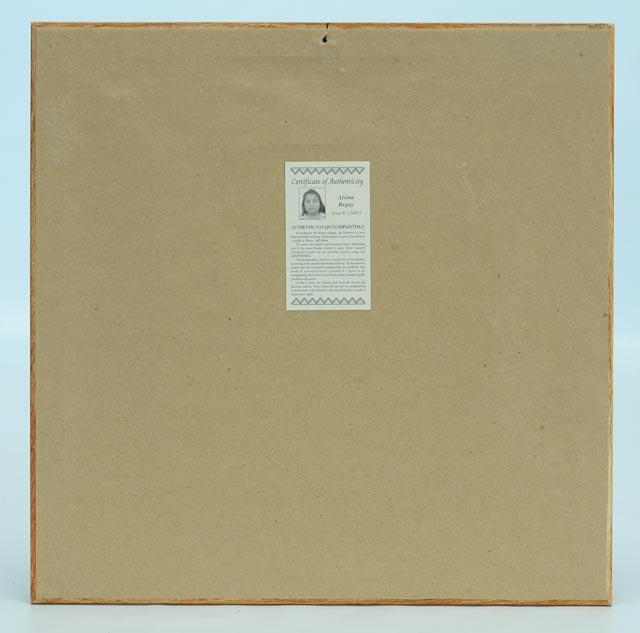 Alvina Begay Original Navajo Sandpainting