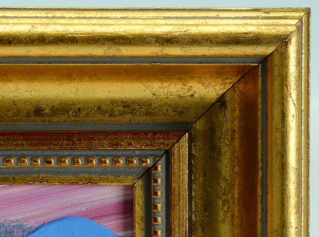 Paul Chidlaw Original Oil on Board Landscape with Figures