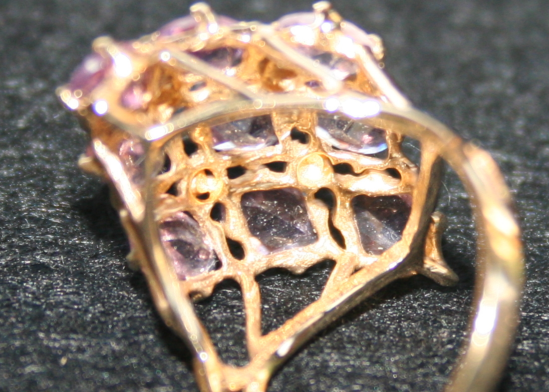 10K Yellow Gold and Amethyst Ring