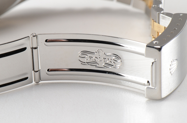 Men's Rolex Perpetual DateJust 18k Gold and Steel Black Automatic