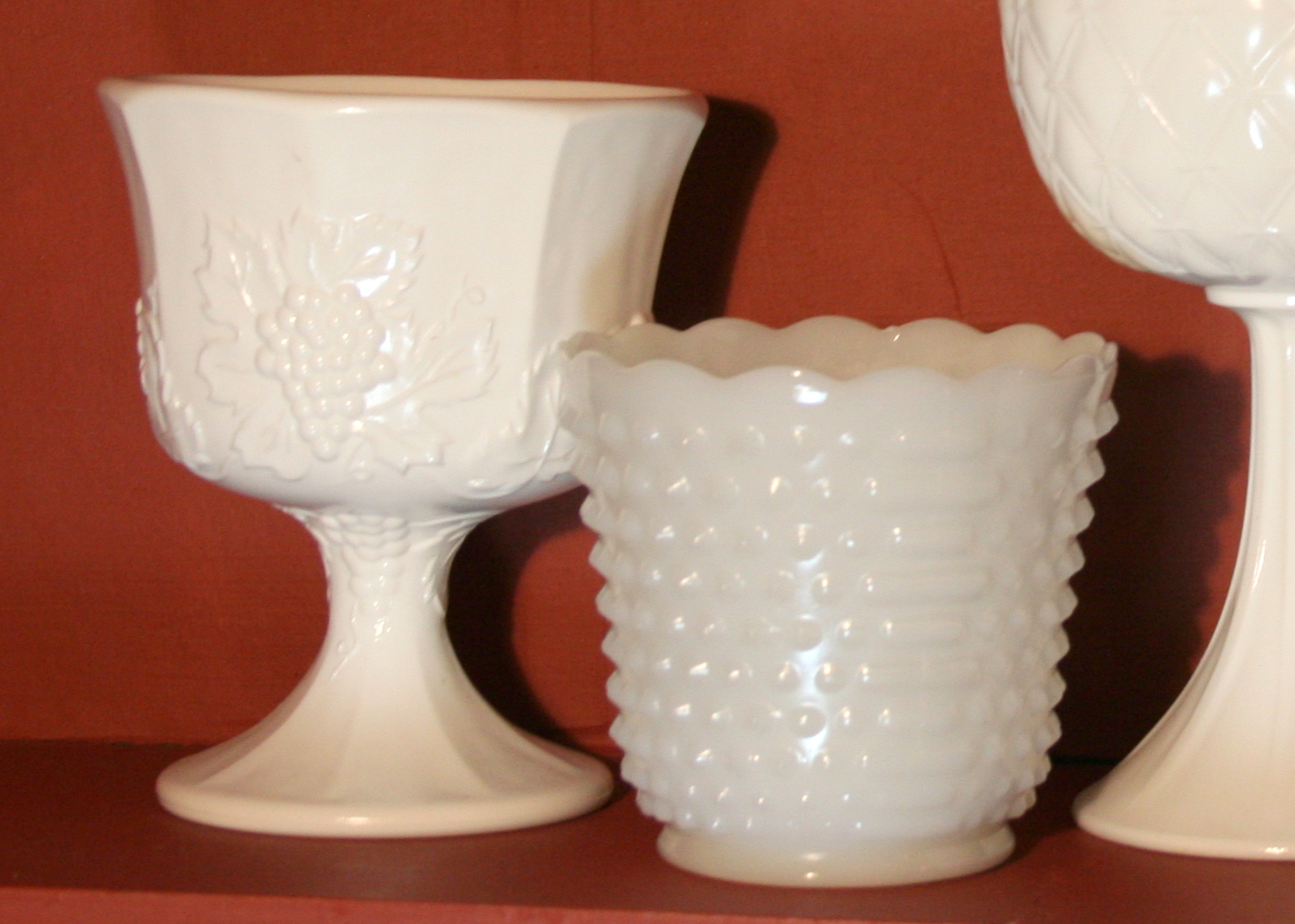 Assortment of Milk Glass Bowls