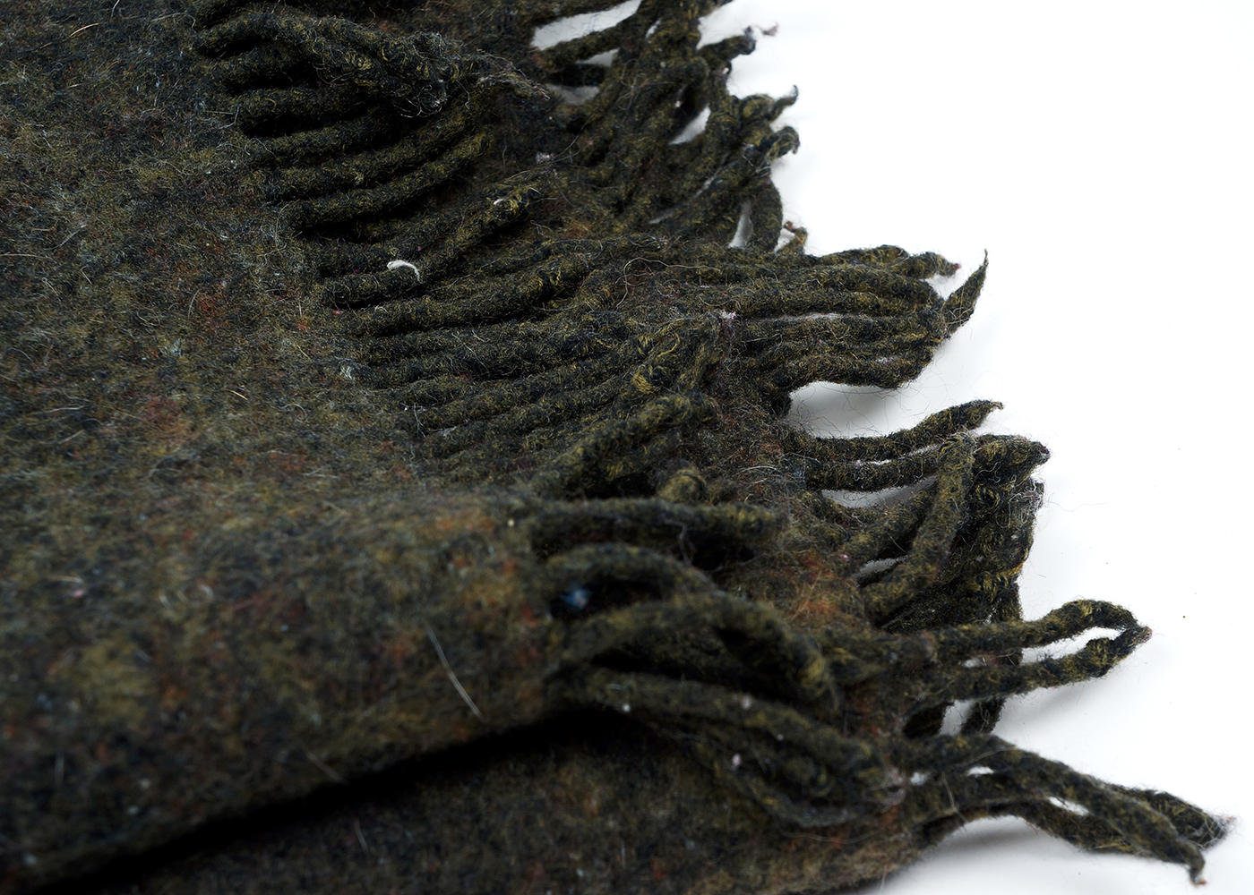 Sacred Thread 100% Wool Black Shawl