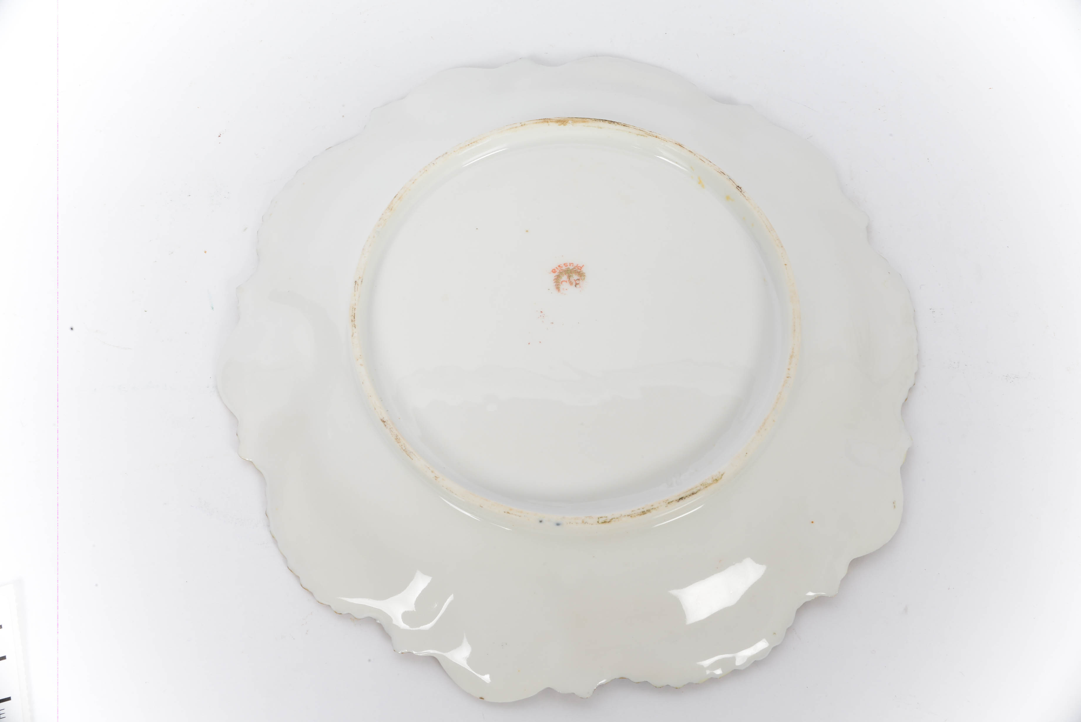 Rare Antique R.S. PRUSSIA. Portrait Porcelain Plate