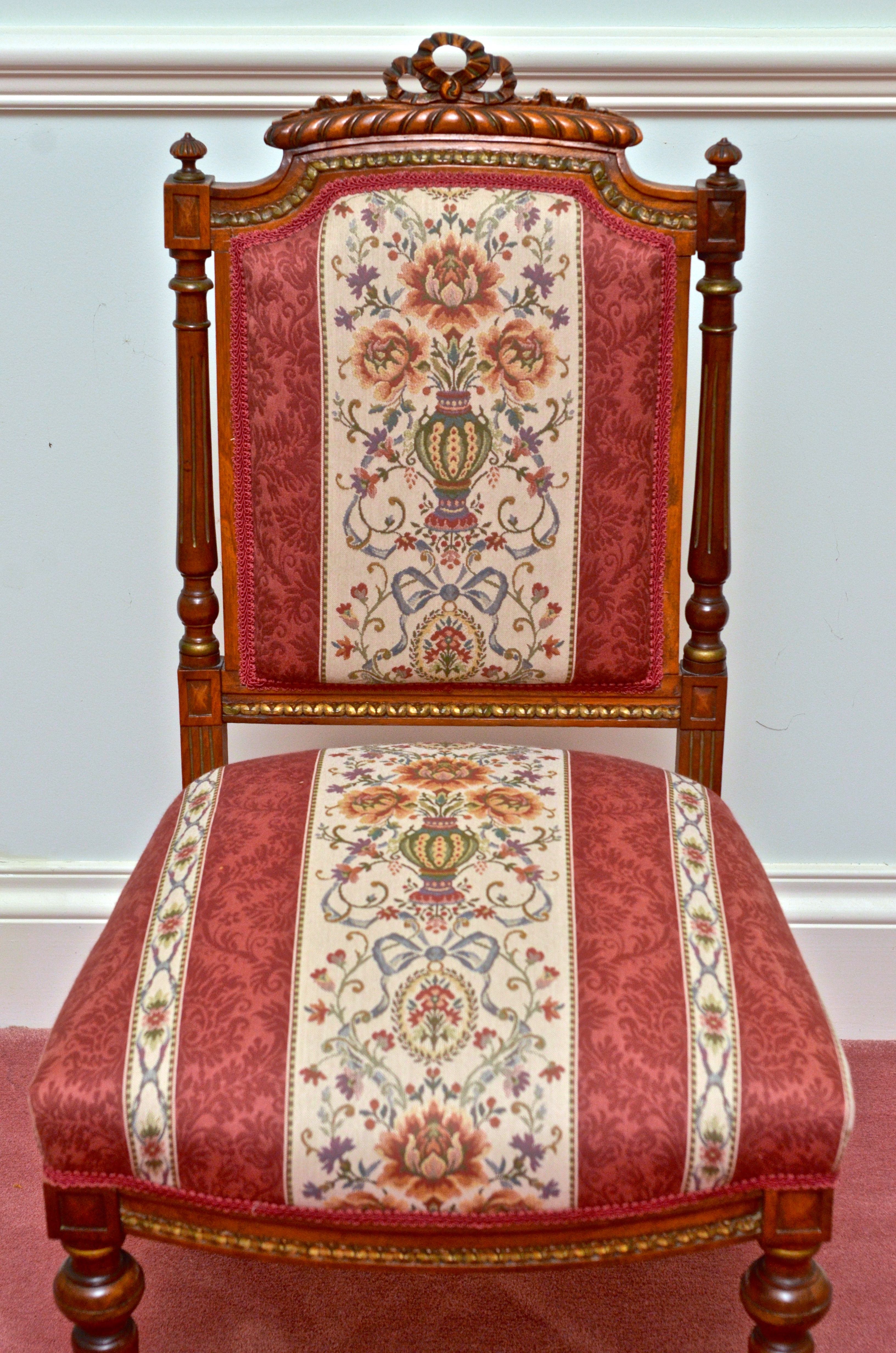 Victorian Renaissance Revival Parlor Chair
