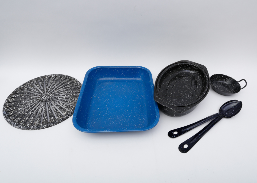 Vintage Graniteware Kitchen Items