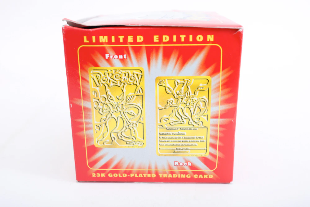 Pokemon 23k Gold-Plated Trading Cards in Original Boxes | EBTH
